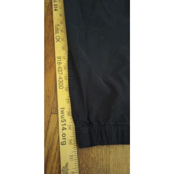 Bear bottom Men's Jogger Pants Sz Lg Tall Black Stretch Elastic Button Zip Pant - Picture 7 of 9
